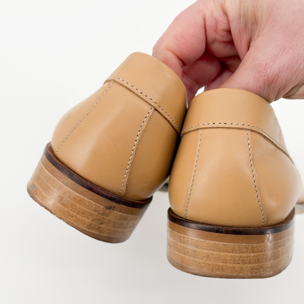 Everlane Womens Tan Yellow Modern Loafer Leather Italian Size 9 1/2 - Picture 5 of 13